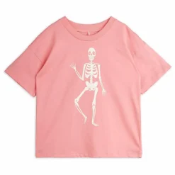 T-shirt Skeleton Coton Bio | Rose