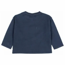 T-shirt Ski Coton Bio | Bleu marine