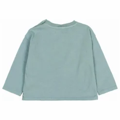 T-shirt Ski Coton Bio | Vert Cèdre
