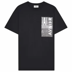 T-Shirt Source Black Mire Coton Bio | Noir