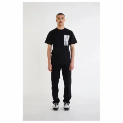T-Shirt Source Black Mire Coton Bio | Noir