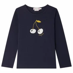 T-shirt Tidjane Jersey Coton Bio | Bleu marine