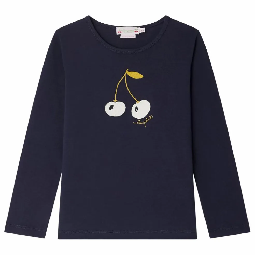 T-shirt Tidjane Jersey Coton Bio | Bleu marine