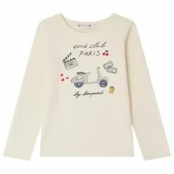 T-shirt Tidjane Paris Jersey Coton Bio | Ecru