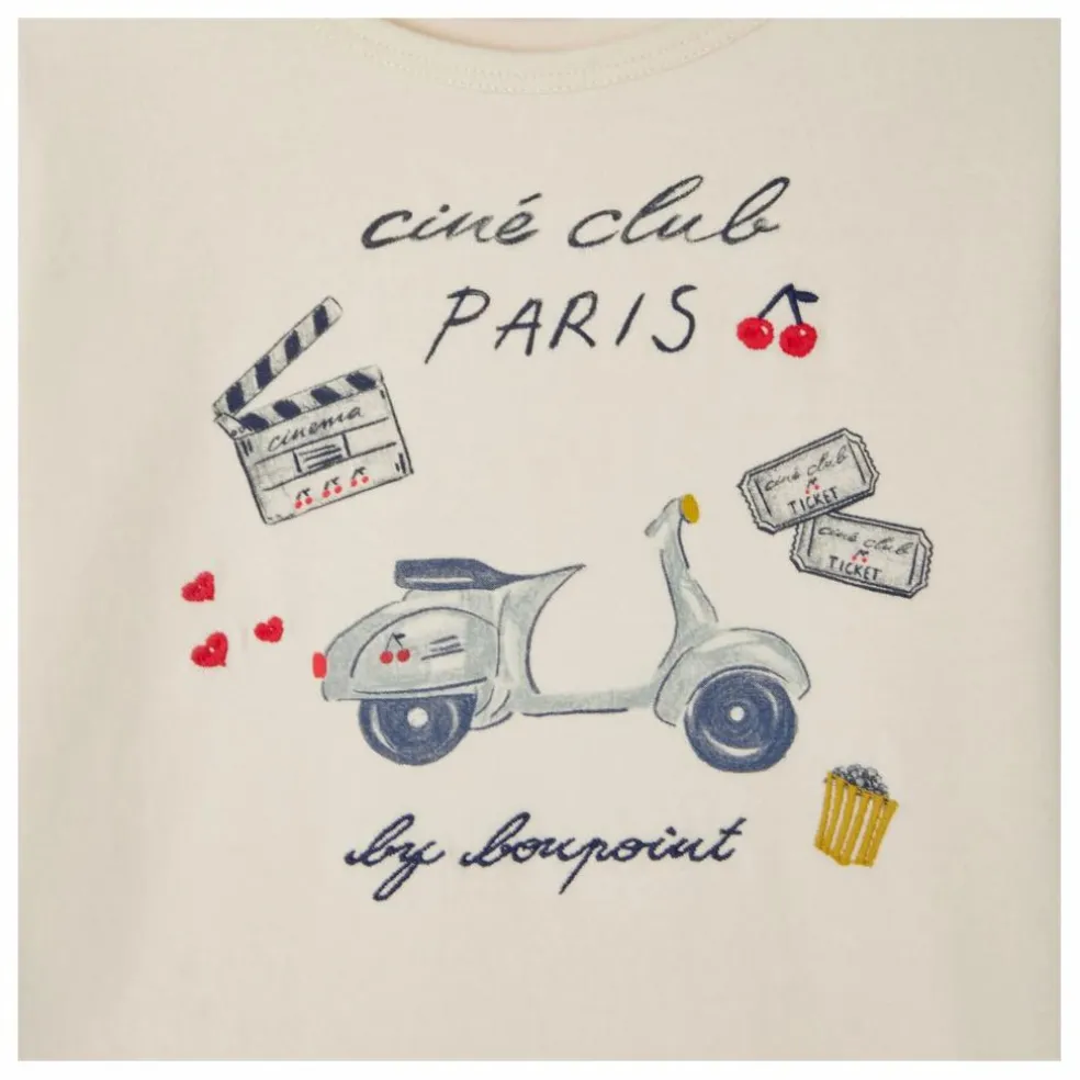T-shirt Tidjane Paris Jersey Coton Bio | Ecru