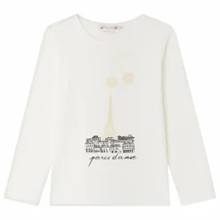 T-shirt Tidjiane Paris Jersey Coton Bio | Blanc