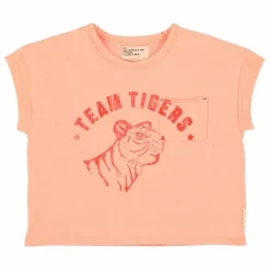 T-shirt Tiger | Rose pêche