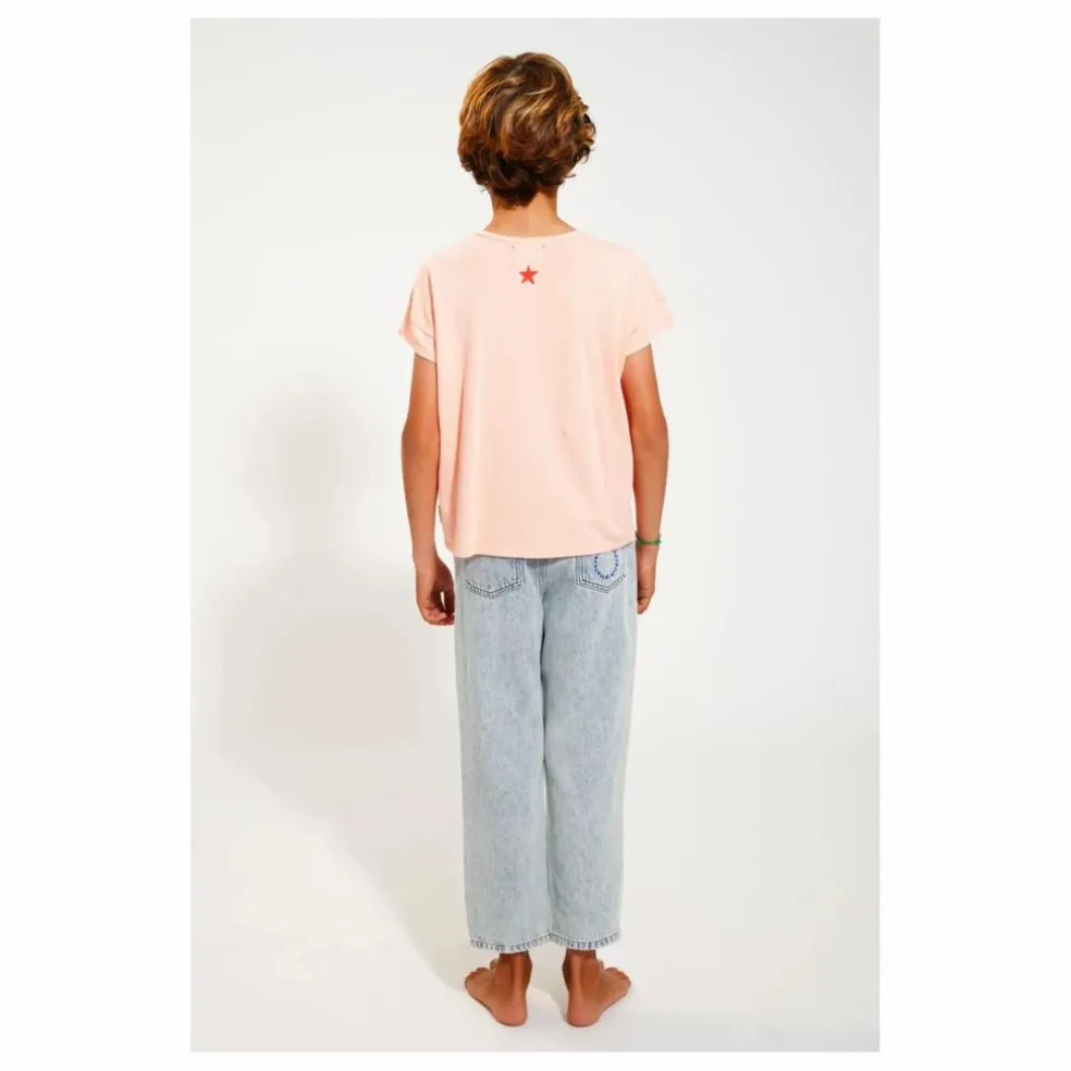 T-shirt Tiger | Rose pêche