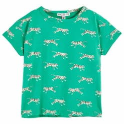 T-Shirt Tigre Coton Bio | Vert