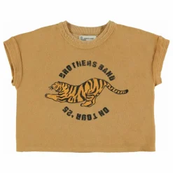 T-shirt Tigre Eponge Coton Bio | Ocre