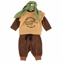T-shirt Tigre Eponge Coton Bio | Ocre