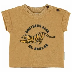 T-shirt Tigre Eponge Coton Bio | Ocre
