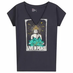 T-shirt Tonton Yoga Coton Bio | Carbone