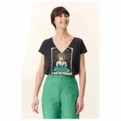 T-shirt Tonton Yoga Coton Bio | Carbone
