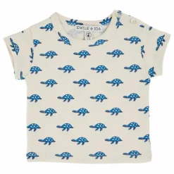 T-Shirt Tortue Coton Bio | Ecru