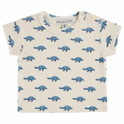 T-Shirt Tortue Eponge | Ecru