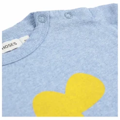 T-shirt Train Coton Bio | Bleu chiné