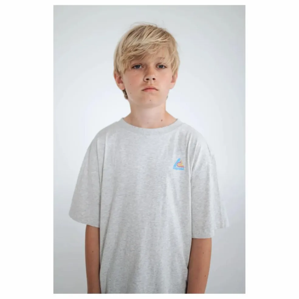 T-shirt Uni Coton Bio | Gris chiné
