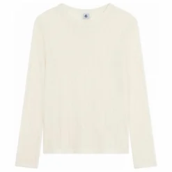 T-shirt Uni Pointelle Coton Bio | Ecru