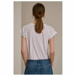 T-shirt Valentina Coton Bio et Lin | Blanc