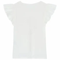 T-shirt Volants | Ecru