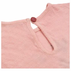T-Shirt Volants Coton Bio Feux d'Artifice | Rose