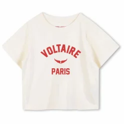 T-shirt Voltaire Paris Coton Bio | Ivoire