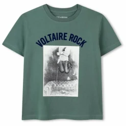 T-shirt Voltaire Rock Coton Bio | Vert