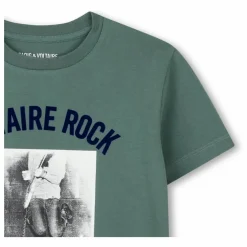 T-shirt Voltaire Rock Coton Bio | Vert