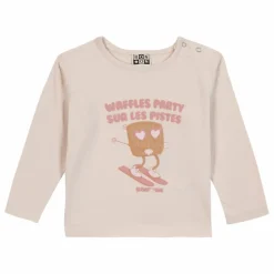 T-shirt Waffles Party Mini | Ecru