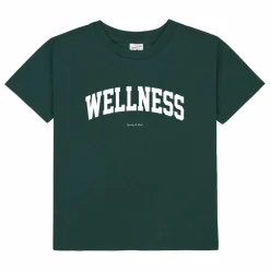 T-shirt Wellness Ivy Coton Recyclé | Vert foncé