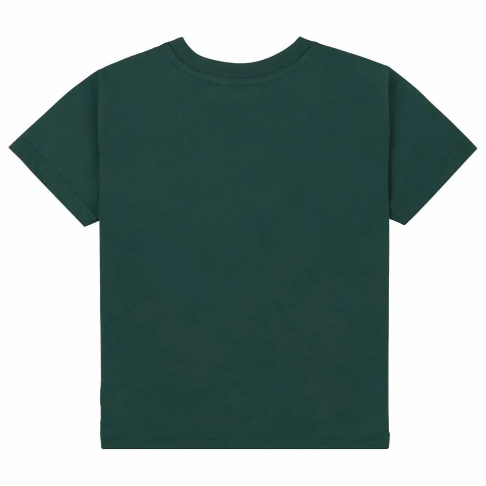 T-shirt Wellness Ivy Coton Recyclé | Vert foncé