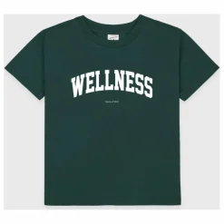 T-shirt Wellness Ivy Coton Recyclé | Vert foncé