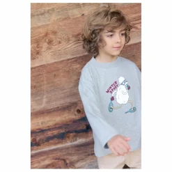 T-shirt Winter | Gris chiné
