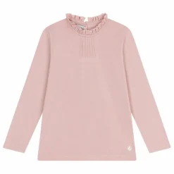 T-shirts Col Volants | Rose