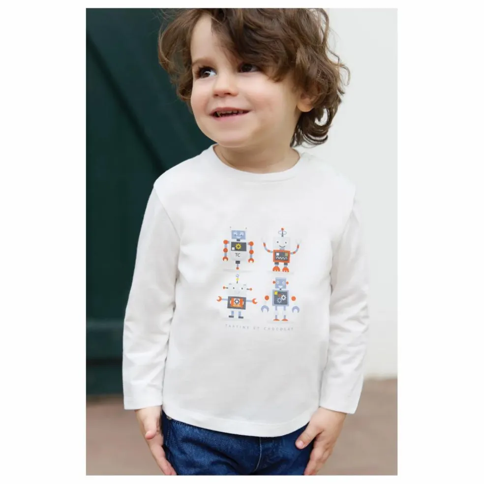 T-shirts Robots | Blanc