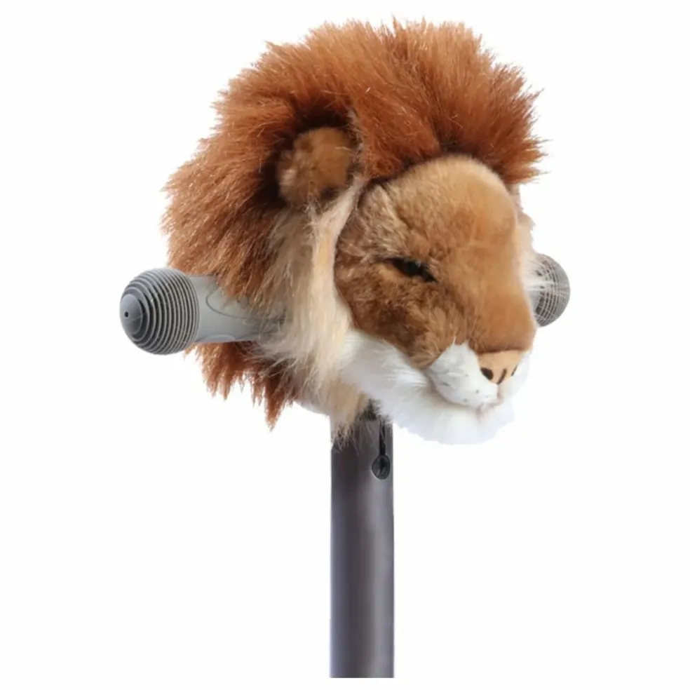 Tête de trottinette Lion | Brun