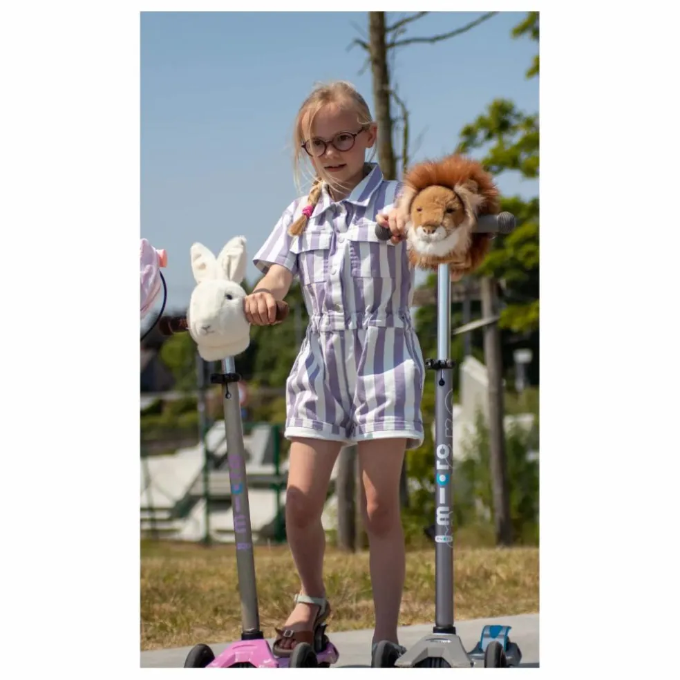 Tête de trottinette Lion | Brun