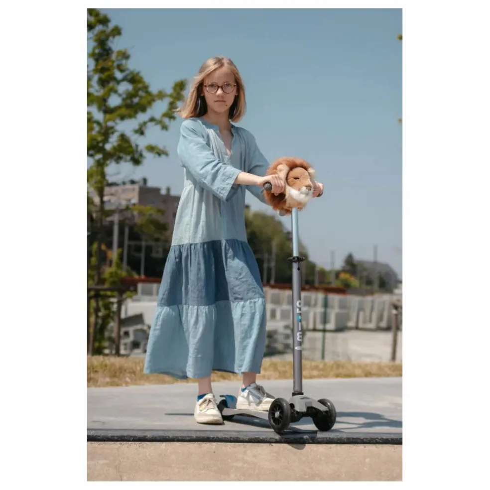 Tête de trottinette Lion | Brun