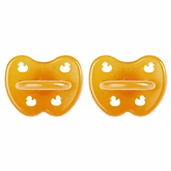 Tétines symétriques en caoutchouc naturel - Lot de 2