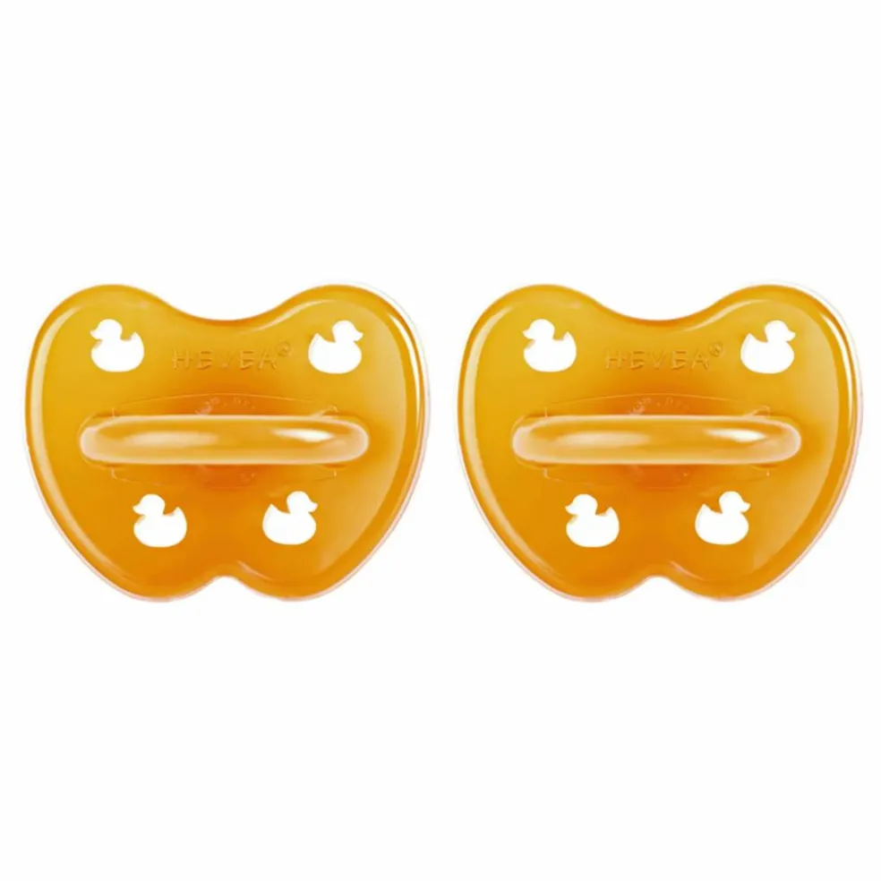 Tétines symétriques en caoutchouc naturel - Lot de 2