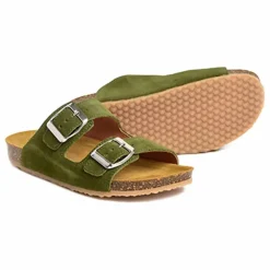 Two Con Me - Sandales Boucle Double | Vert kaki