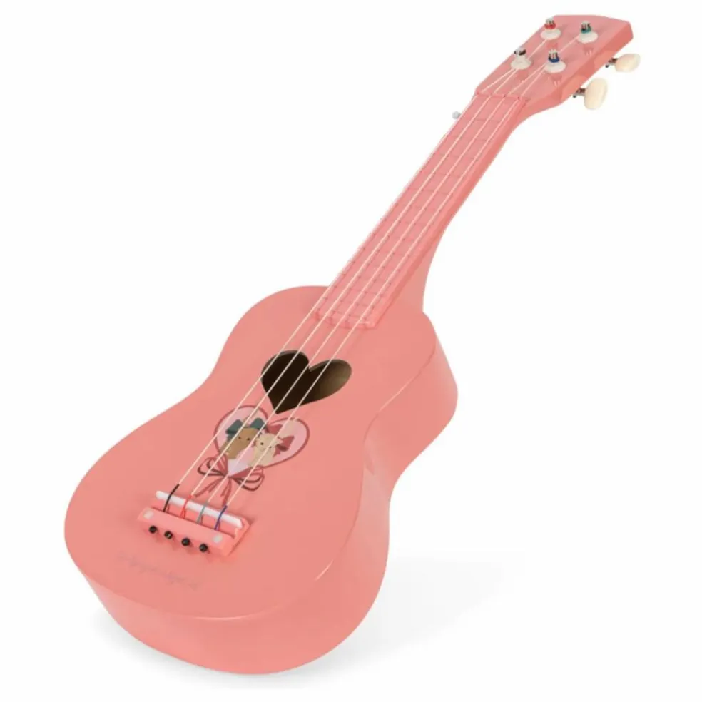 Ukulele en bois FSC Bow Kitty | Rose