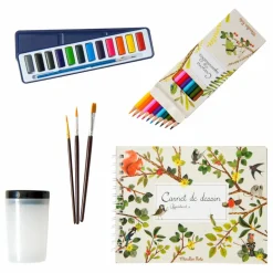Valise aquarelliste Le Jardin du Moulin