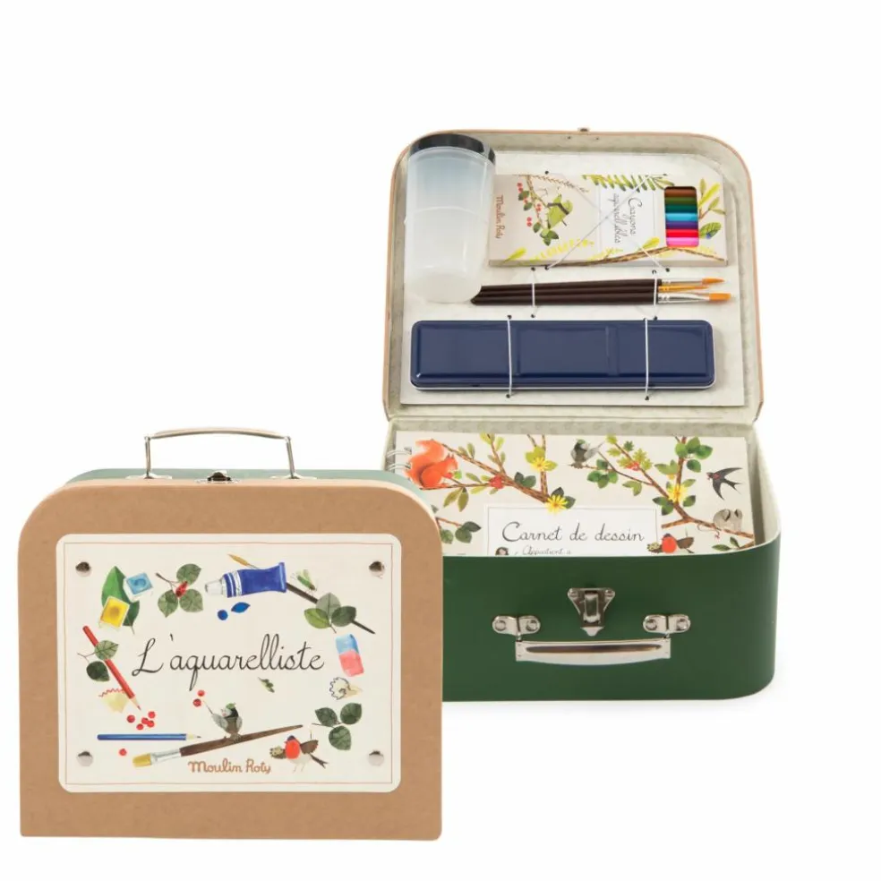 Valise aquarelliste Le Jardin du Moulin