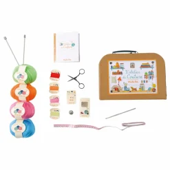 Valise couture - Set de 21 accessoires | Bleu