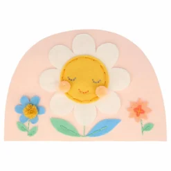 Valisette avec fleurs brodées