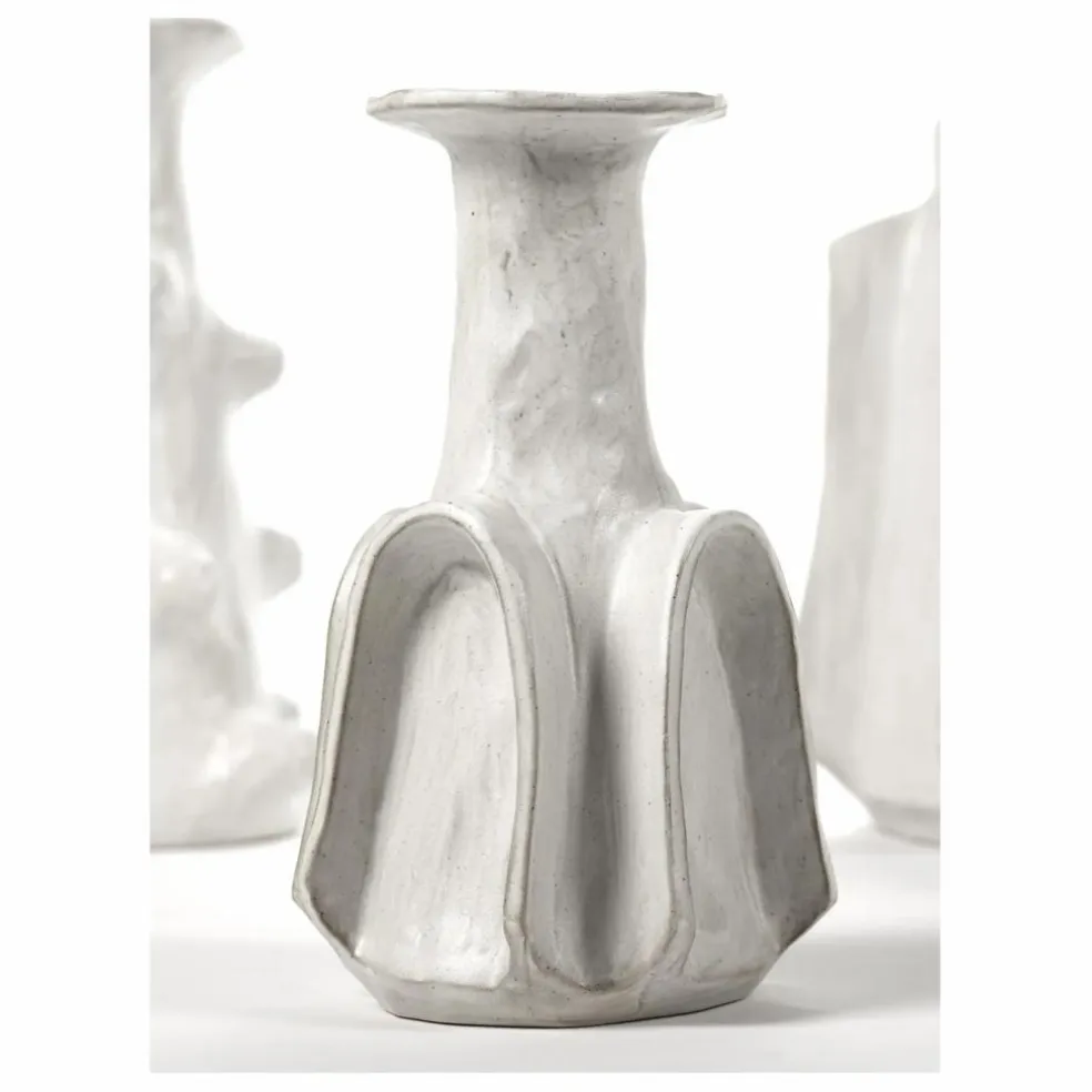 Vase Billy en céramique | Blanc