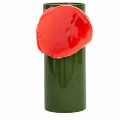 Vase découpage disque - Ronan & Erwan Bouroullec | Vert foncé