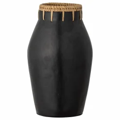Vase Dixon en terre cuite | Noir
